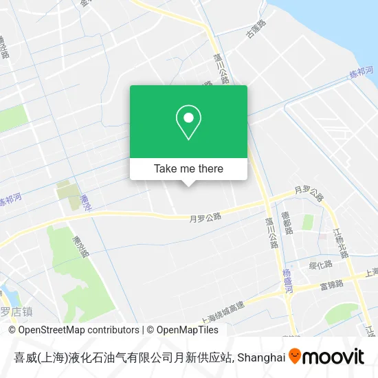 喜威(上海)液化石油气有限公司月新供应站 map