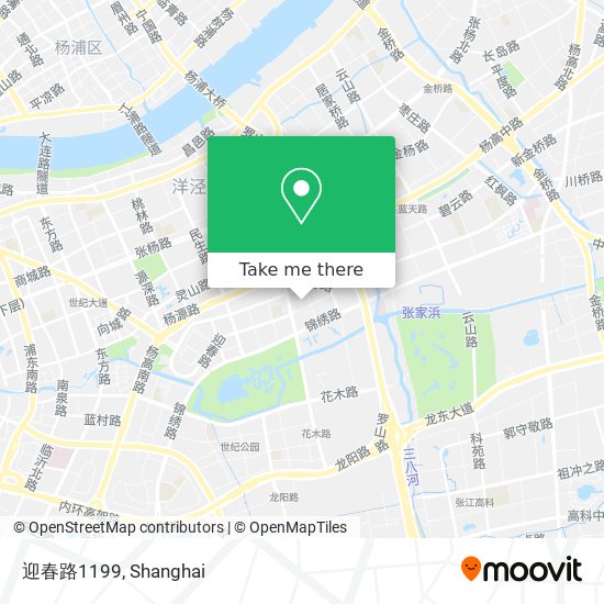 迎春路1199 map