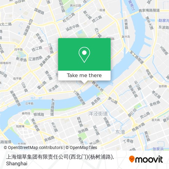 上海烟草集团有限责任公司(西北门)(杨树浦路) map
