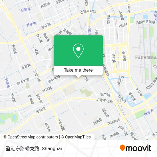 盈港东路蟠龙路 map