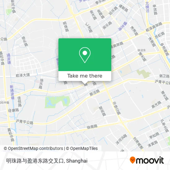 明珠路与盈港东路交叉口 map