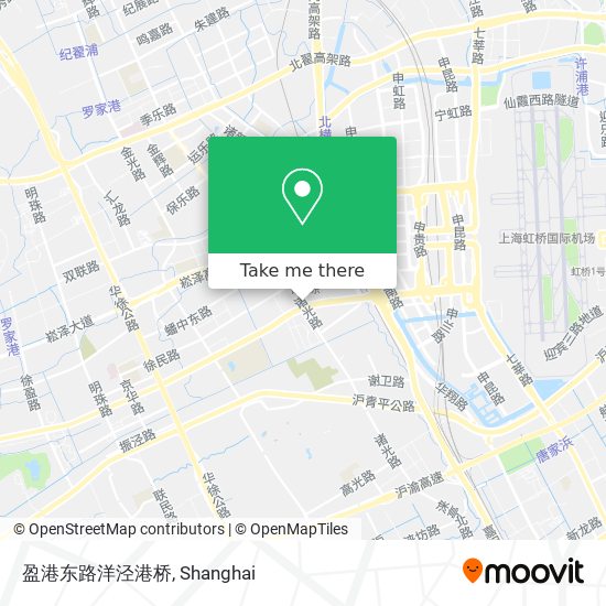 盈港东路洋泾港桥 map