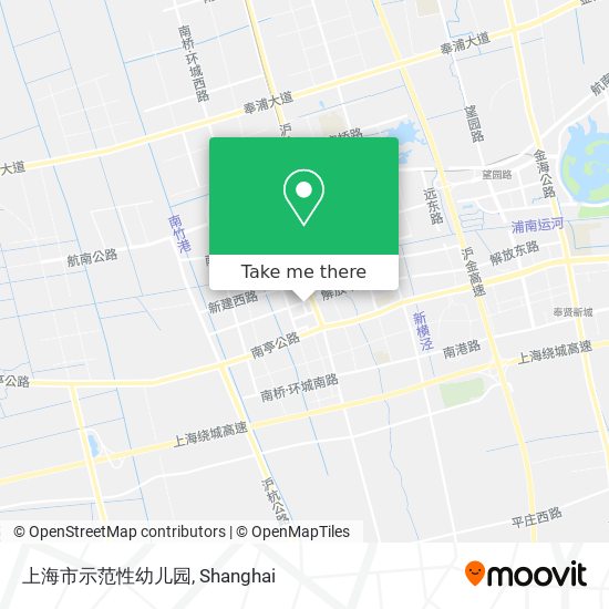 上海市示范性幼儿园 map