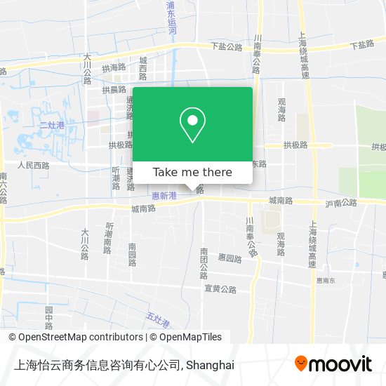 上海怡云商务信息咨询有心公司 map