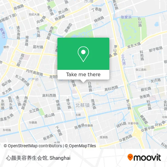 心颜美容养生会馆 map