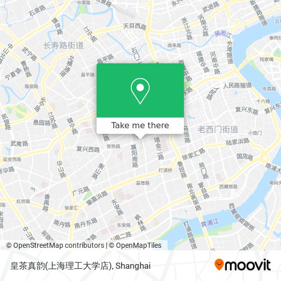 皇茶真韵(上海理工大学店) map