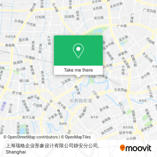 上海瑞格企业形象设计有限公司静安分公司 map