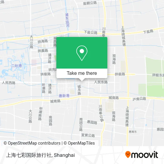 上海七彩国际旅行社 map