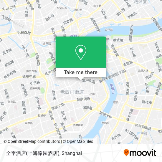 全季酒店(上海豫园酒店) map