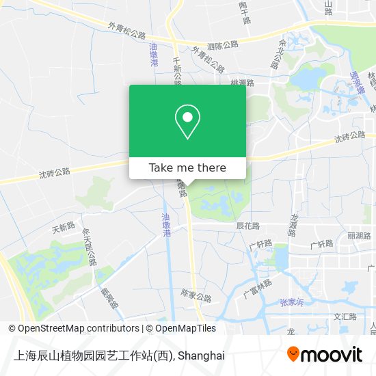 上海辰山植物园园艺工作站(西) map