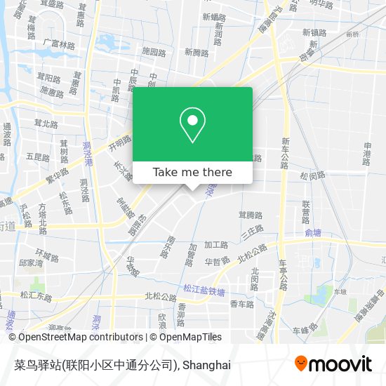 菜鸟驿站(联阳小区中通分公司) map
