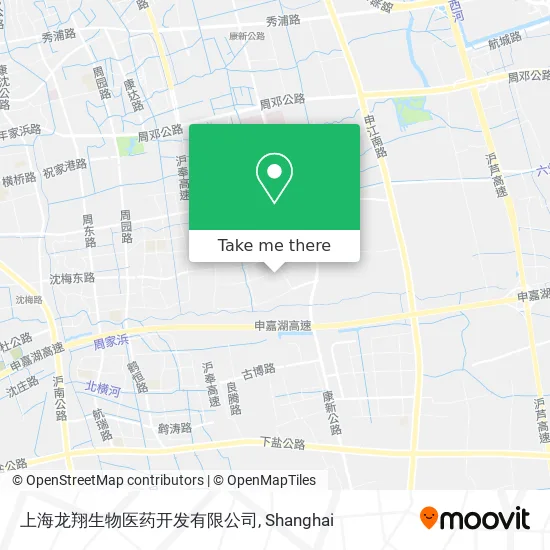 上海龙翔生物医药开发有限公司 map