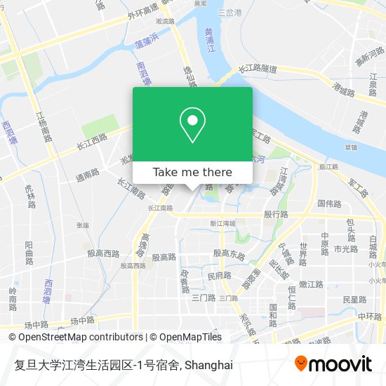 复旦大学江湾生活园区-1号宿舍 map