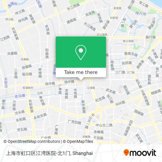 上海市虹口区江湾医院-北1门 map