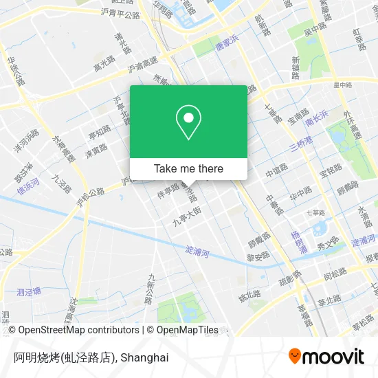 阿明烧烤(虬泾路店) map