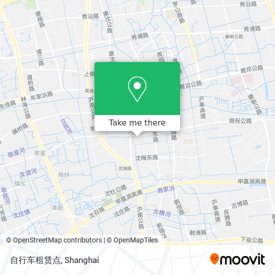 自行车租赁点 map