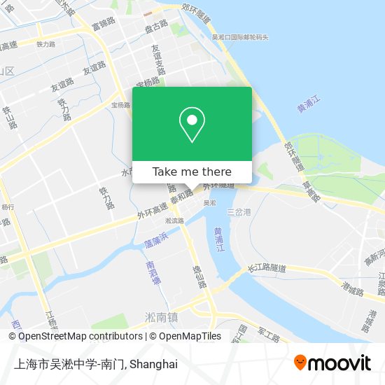 上海市吴淞中学-南门 map