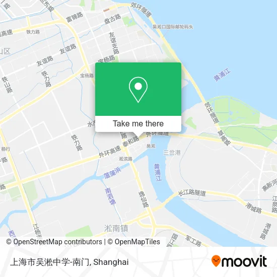上海市吴淞中学-南门 map