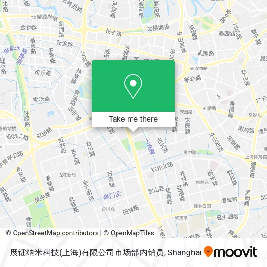 展镭纳米科技(上海)有限公司市场部内销员 map
