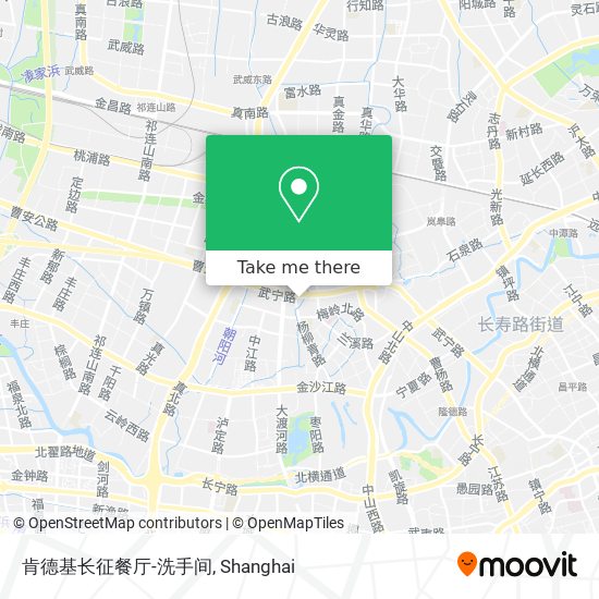 肯德基长征餐厅-洗手间 map