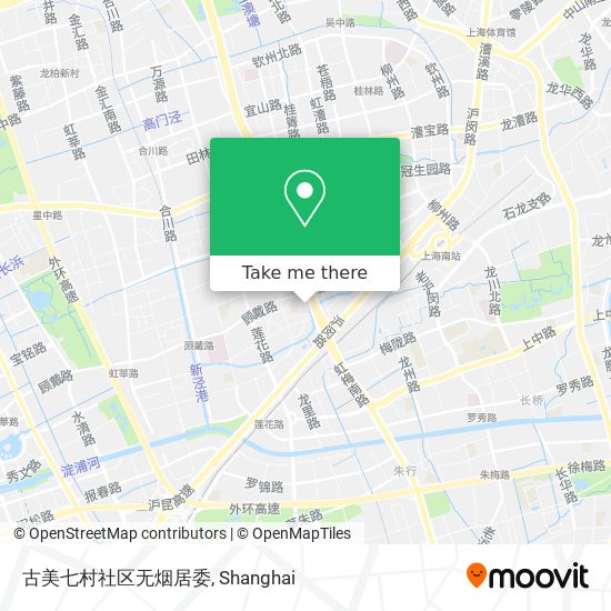 古美七村社区无烟居委 map