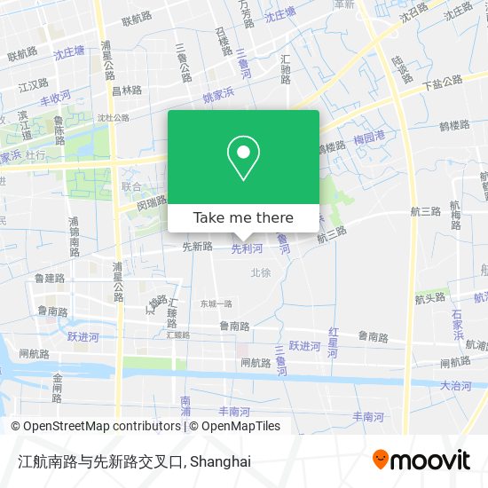 江航南路与先新路交叉口 map