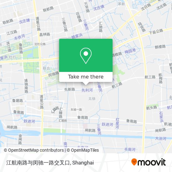 江航南路与闵驰一路交叉口 map