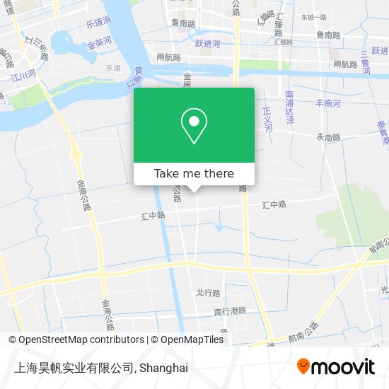 上海昊帆实业有限公司 map
