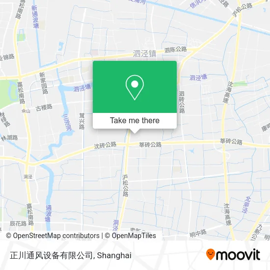 正川通风设备有限公司 map