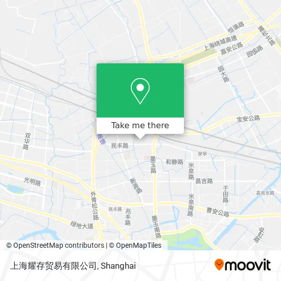 上海耀存贸易有限公司 map