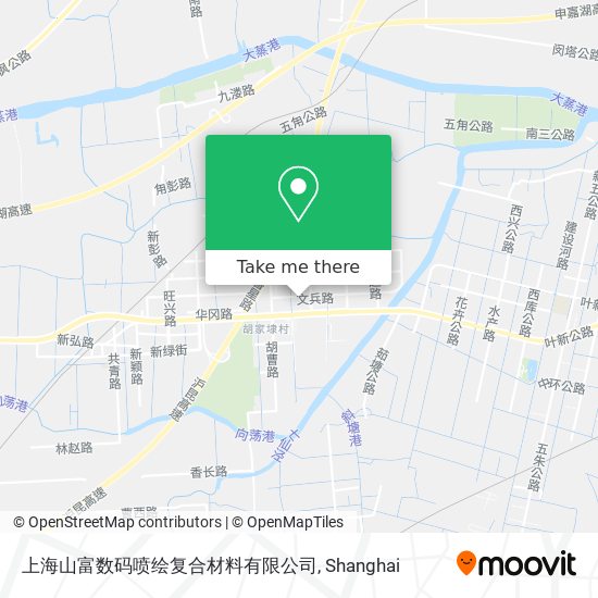 上海山富数码喷绘复合材料有限公司 map