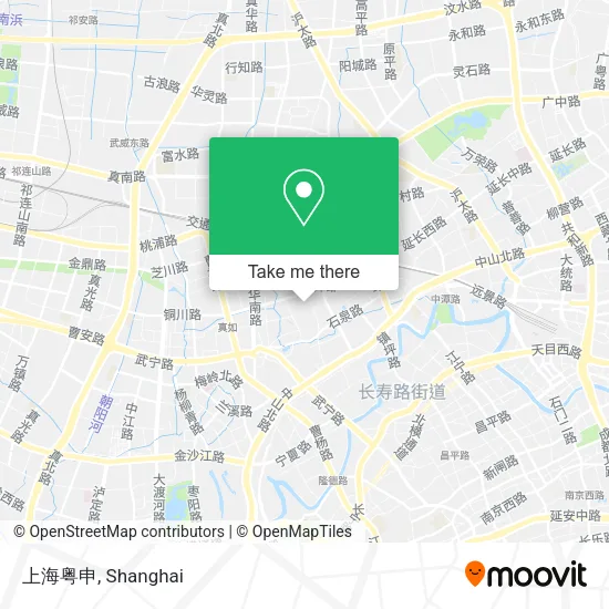 上海粤申 map