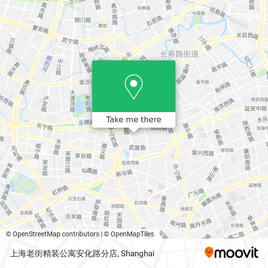 上海老街精装公寓安化路分店 map