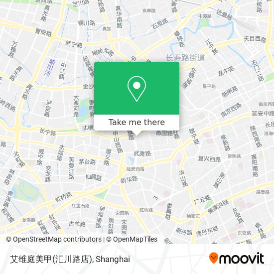 艾维庭美甲(汇川路店) map