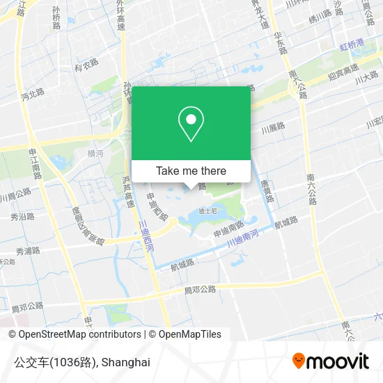 公交车(1036路) map