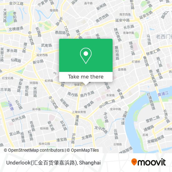 Underlook(汇金百货肇嘉浜路) map