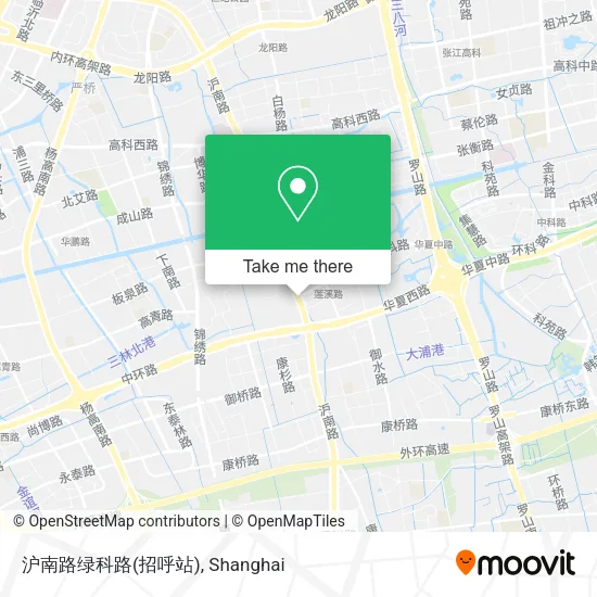 沪南路绿科路(招呼站) map