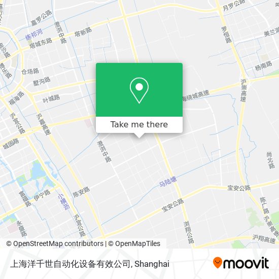 上海洋千世自动化设备有效公司 map