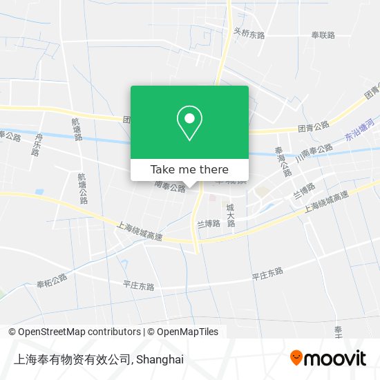 上海奉有物资有效公司 map