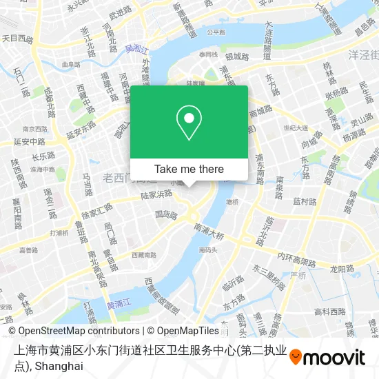 上海市黄浦区小东门街道社区卫生服务中心(第二执业点) map