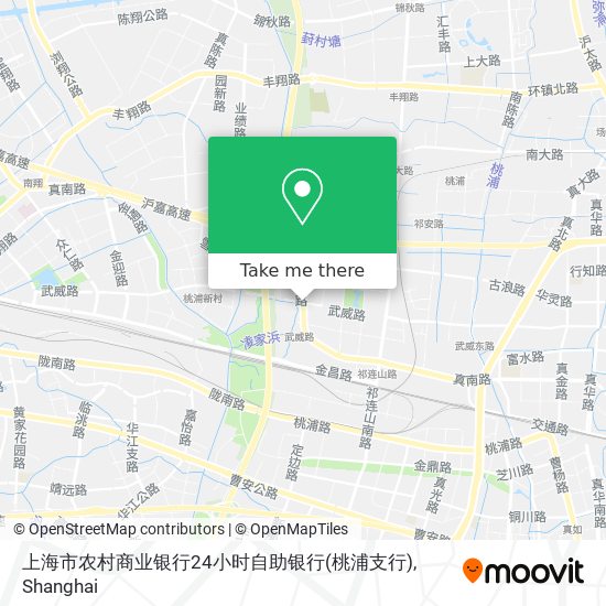 上海市农村商业银行24小时自助银行(桃浦支行) map
