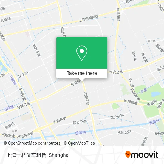 上海一杭叉车租赁 map