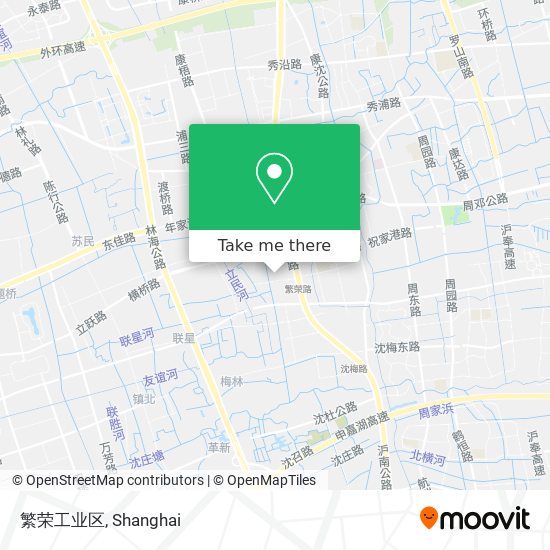 繁荣工业区 map