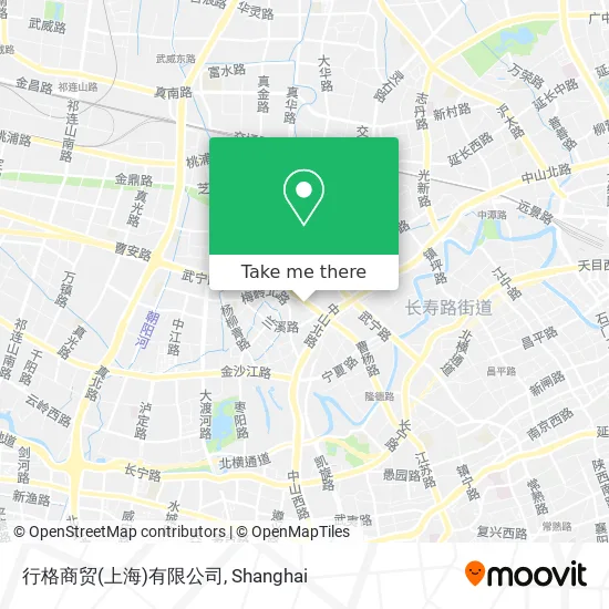行格商贸(上海)有限公司 map
