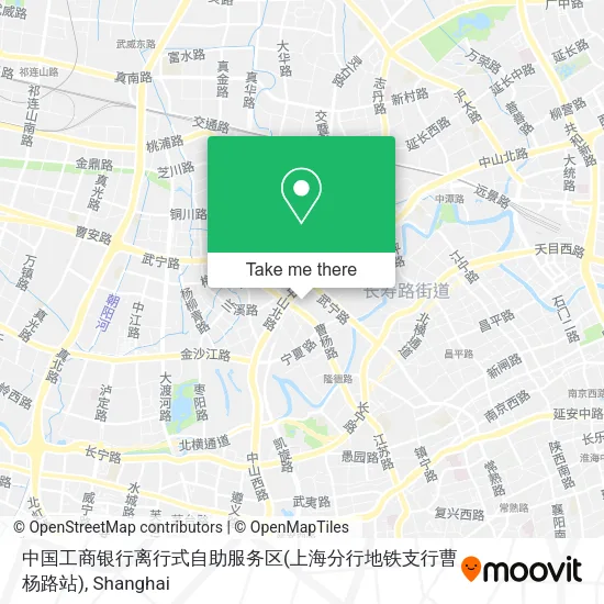 中国工商银行离行式自助服务区(上海分行地铁支行曹杨路站) map