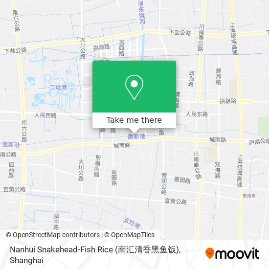 Nanhui Snakehead-Fish Rice (南汇清香黑鱼饭) map
