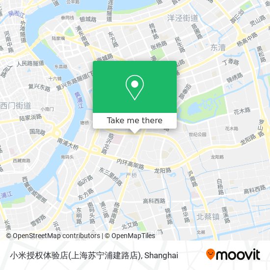 小米授权体验店(上海苏宁浦建路店) map