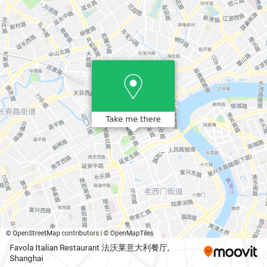 Favola Italian Restaurant 法沃莱意大利餐厅 map