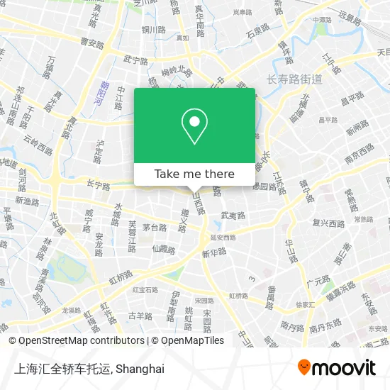 上海汇全轿车托运 map