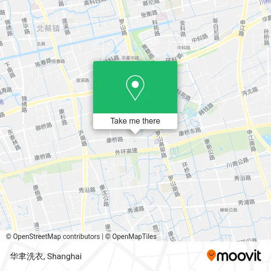 华聿洗衣 map